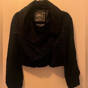 Guess Black Cropped Jacket